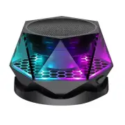 Magnetic Drill Bluetooth Speaker, Small Speaker with Multi-RGB Color Light8112