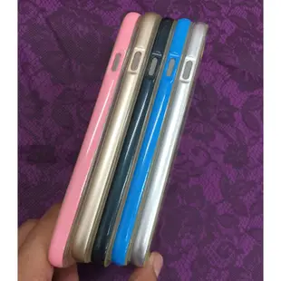 iphone6 iphone6s iphone6+ iphone6s+專用 透明軟硅膠套配亮彩邊框 防摔殼