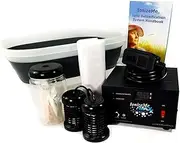 HEALTHandMED IonizeMe Maxx-Powerful 20 Volts, 2.5 Amperes Heavy Duty Ionic Foot Bath Detox Machine (Starter Package) with 5 Year Warranty and Detox Expert Phone Consultation | Made in USA