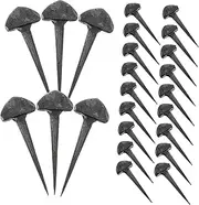 Horseshoe Nails for Farriers 50pcs Iron Horseshoe Nails Small Horse Equipment