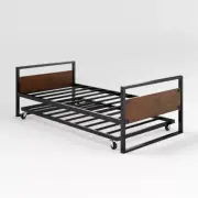 Zinus Relaxation Station Single Daybed Trundle Bed Frame