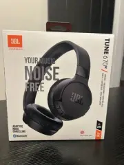 JBL Tune 670NC Bluetooth Wireless On-Ear Noise Cancelling Headphones Black New