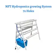NFT Hydroponics growing System 72 Holes|NFT PVC Pipe Garden|