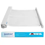 LAUNDRANET Retractable Clothes Drying Rack - Flat Hanging Mesh Drying for Del...