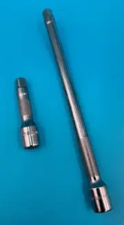 NEW Snap-On 1/4" Drive Extension Set 2pc Knurled Socket Tools TMXK2 TMXK60