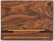 Wooden Cook Book Stand - Handmade Walnut Book Holder for Reading Hands Free - Co