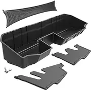 Tyger Auto Underseat Storage Box Console for 2019-2024 Chevy Silverado 1500/GMC Sierra 1500; 2020-2024 2500 3500 | Double Cab & Crew Cab | TG-CB5C8838