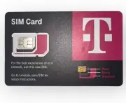 T-Mobile Prepaid $50 PLAN 90-Days Service ESIM/SIM Card Unlimited Talk,Text,Data