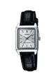 Casio Women's Analog Watch LTP-V007L-7E1 Black Leather Band Ladies Watch