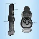 Sex Adult Male Men Extender Reusable Penis Sleeve Ring Enlargement Lock Toy
