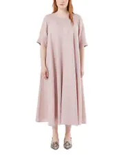 Marina Rinaldi Uscita Linen Shift Dress