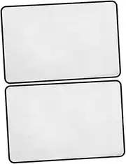 GOOHOCHY 2pcs Ultra Thin Page Magnifier Bookmark Lightweight Full Page Magnifying Sheet for Seamless Reading Experience Transparent Design for Easy Use and Storage