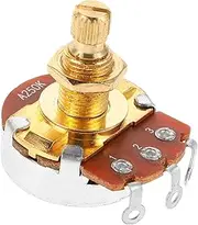 NULYLU Copper Axis Potentiometer Audio Volume Tone Pots Electric Guitar Pots Potentiometer Knob Potentiometers Electric Guitar Parts Electric Guitar and Bass Part Bass Accessories