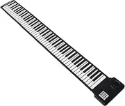 ULDIGI Keys Roll Up Piano Portable Foldable Electronic Keyboard with Built in Speaker for Travel Beginners Versatile Electric Piano for All Musical Genres
