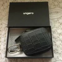 在飛比找蝦皮購物優惠-法國品牌 ungaro 真皮零錢小包 車鑰匙包