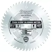 Freud LU91M008: 8-1/2"x 48T Thin Kerf Sliding Compound Miter Saw Blade