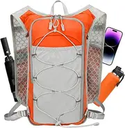 Running Backpack | Outdoor Bladder Daypack for Men | Breathable & Reflective Hydration Backpack for Running and Jogging, for Runs, Cycling, Trails, Marathons