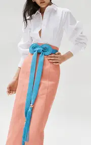 [Carolina Herrera] Arc-Sleeve Stretch-Cotton Shirt