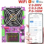 WiFi Power Electronic Load Tester Voltage Current Battery Capacity Monitor Tools