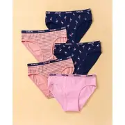 New Girls Womens 5 pair Colored Panties Undies Briefs Underwear Hipster Bikini
