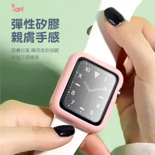 Applewatch 38mm 糖果色矽膠親膚質感軟式保護殼(Apple watch保護殼)