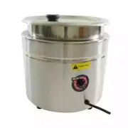 Thunder Group SEJ38000C Stainless Steel 10.5 Qt Countertop Soup Warmer