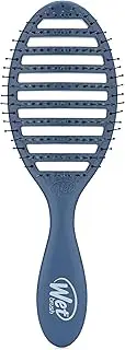 Wet Brush Speed Dry Hair Brush, Elemental Blue, Vented Design & Soft HeatFlex Bristles, Blow Dry Safe, Ergonomic Handle Manages Tangles & Uncontrollable Strands, Pain-Free Hair Accessories
