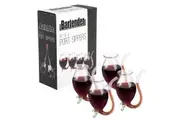 BARTENDER SET OF 4 HAND-BLOWN PORT SIPPERS
