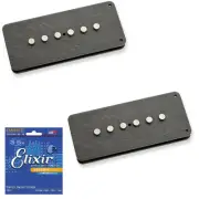 Seymour Duncan SJM Jazzmaster Quarter Pound Pickups Elixir Custom Light Strings