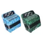 22 Key 8 Bass Accordion Professional Anti Slip Sensitive Button Accordion Mu EOM