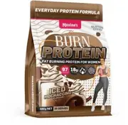 Maxine's Burn Protein Powder Iced Mochachino G/F 500g Pouch