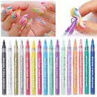 Nail Pen Nail Pen Waterproof Nail Polish Pen Quick Dry Nail Painting Pen DIY