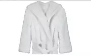Women’s Solace Sherpa Robe With Hood (Wild Sage) Size L/XL Frosted Microchip