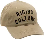 Riding Culture Text Dad Hat, cap , color: Beige , size: One Size
