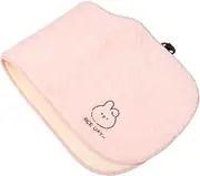 iplusmile Cute Bunny Car Seat Covers Plush Rabbit Design Non Slip Backing Fit Easy to Seat Cushion for Winter for Cars