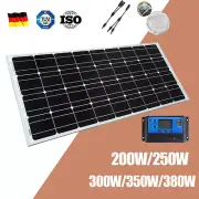 12V 380W 350W 300W 250W Solar Panel Mono Home Caravan Camping Charging Regulator