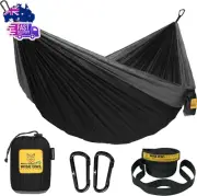 Outdoor Hammock for 1 People, Ultralight Portable with Hanging Set, Travel Hammo
