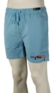 Rusty Barred Volley Shorts - Maui Blue - New