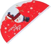 MINAOLULUS Christmas Fan Flag Holiday Bunting Christmas Bunting Flags Polyester