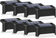 Solar Pool Side Lights 8-Pack, Color Changing Light up Swimming Pool Accessories Night Lights, Deck Lights for Stairs, Step, Fence, Yard, Patio, and Pathway Decor