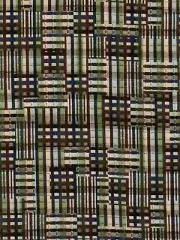 Holland & Sherry Funky Wool Plaid Fabric- Heriot / Nettle Green 1.85 yds DE14186
