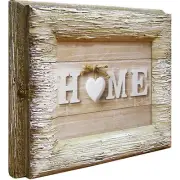 Key Holder Hooks Framed Canvas Artwork Wall Art - Home Decor Accent Secret Box