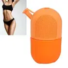 Facial Beauty Ice Roller With Brush Reusable Silicone Ice Cube Massager Skin GFL