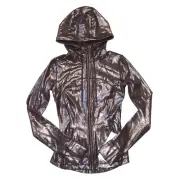 NWT Lululemon Hooded Define Jacket *Shine in Radiate Foil Print French Press 2
