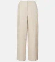 [Faithfull] Faithfull Meave linen wide-leg pants AU 6 beige