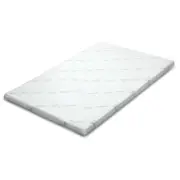 Bedding Cool Gel Memory Foam Mattress Topper w/Bamboo Cover 5cm - Queen