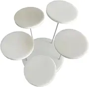 Perfk Round Acrylic Display Riser,5 Layer Organizer,Cupcake,Perfume,Creative Holder Rack,Jewelry Display Stand for Wedding,Tabletop