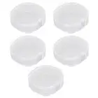 5pcs Makeup Puff Storage Box Portable Transparent Powder Puff Container Case IDM