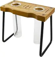 Plant Propagation Station | Tabletop Terrarium with Wooden Stand,Decorative Gardening Supplies, Home Decoration for Studio Desk Shelf Window Sill