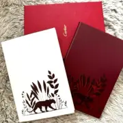 Cartier Notebook a set of 2 White and Red novelty NEW